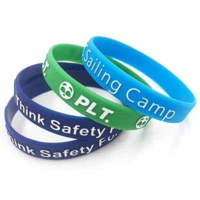 Silicone wristband and and wristband custom color printing activity game peripheral letter sports edition promotional gift